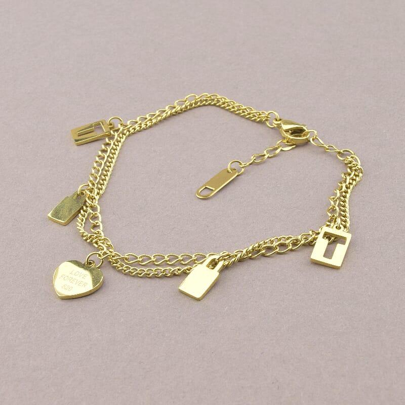 Браслет 'XUPING' 17 сантиметрів (позолота 14k (лимонна)), фото 1