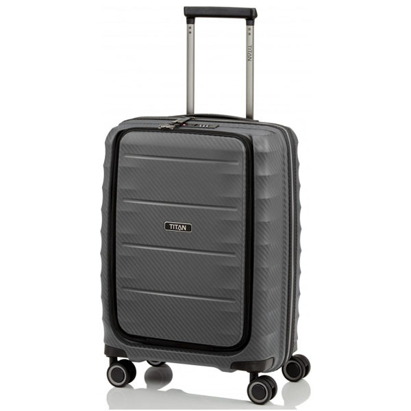 Чемодан на 4 Колесах Titan HIGHLIGHT Anthracite с Карманом Д/ноутбука ...