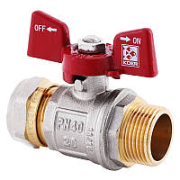 Кран кульовий КР КР.351 — 20x3/4М WING (LL1790)