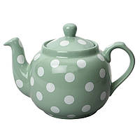 Чайник Kitchen Craft CT London Pottery Farmhouse 1 л зелений в горохи 78446