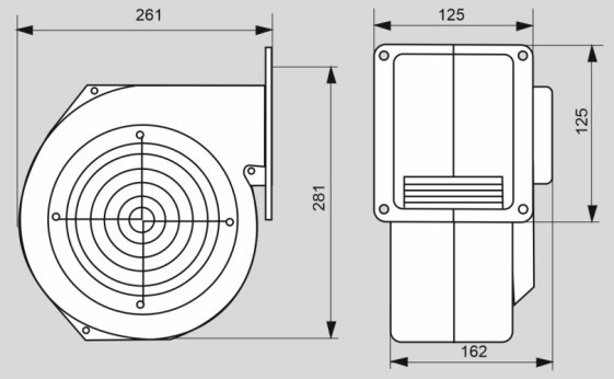 Вентилятор WPA-180-G2E