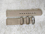 РЕМІНЕЦЬ РОЗДІЛЬНИЙ Seiko 7s26 SNK805, SNK807, SNK809, SNK803 НЕЙЛОН 18 ММ (беж), фото 2