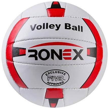 М'яч волейбольний Ronex Orignal Grippy червоно/білий, фото 2