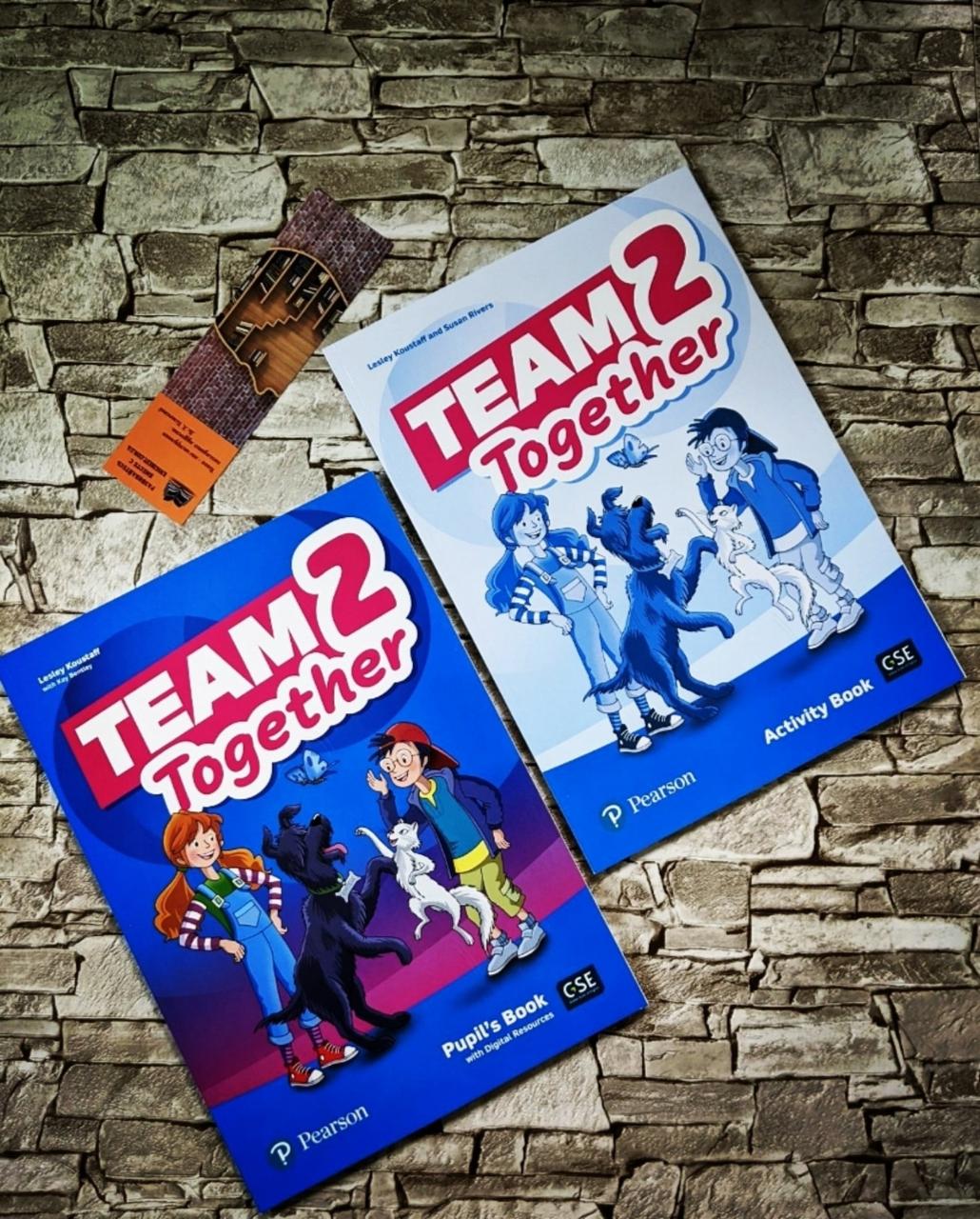 Набір книг "Team Together 2 student's Book & Workbook" Pearson Англійська для дітей