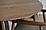 Круглий дерев'яний стіл. Модель 2-423, фото 7