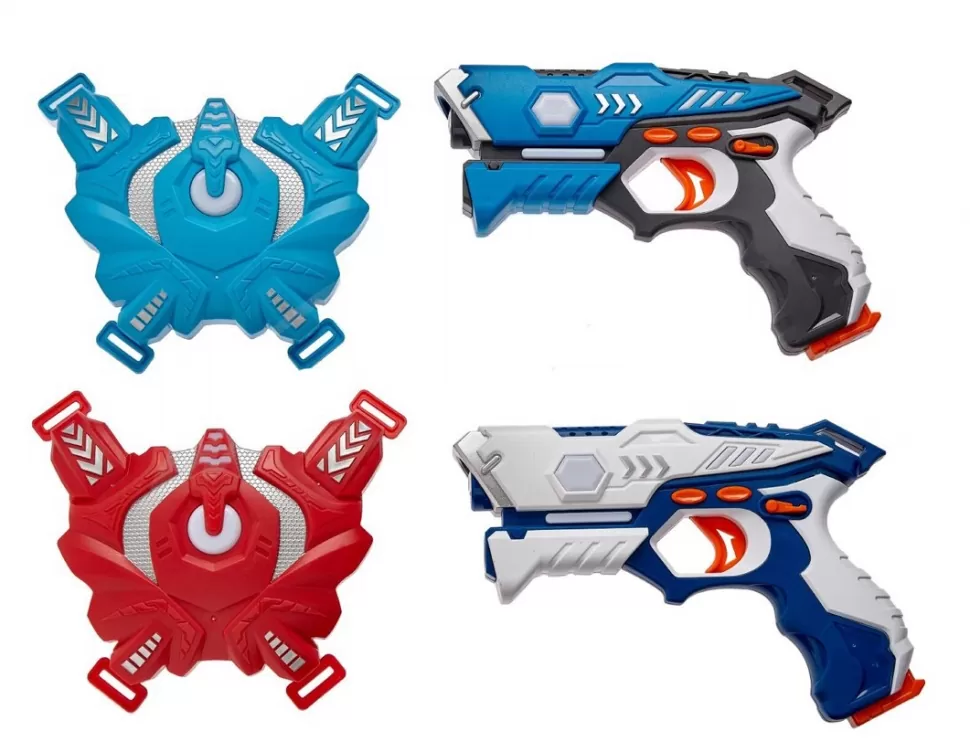 381.00.13 Набір лазерного зброї Canhui Toys Laser Guns CSTAR-23 BB8823F (2 пістолета + 2 жилета), фото 1