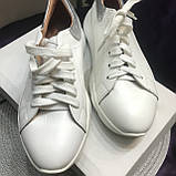 Кеди кросівки жіночі білі шкіра. 38 розмір, фото 3