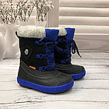 Зимові дитячі чоботи для хлопчика Demar Billy сині розмір 22-23, фото 2