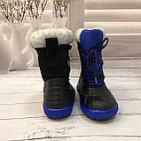 Зимові дитячі чоботи для хлопчика Demar Billy сині розмір 22-23, фото 6
