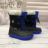 Зимові дитячі чоботи для хлопчика Demar Billy сині розмір 22-23, фото 4