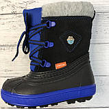 Зимові дитячі чоботи для хлопчика Demar Billy сині розмір 22-23, фото 5