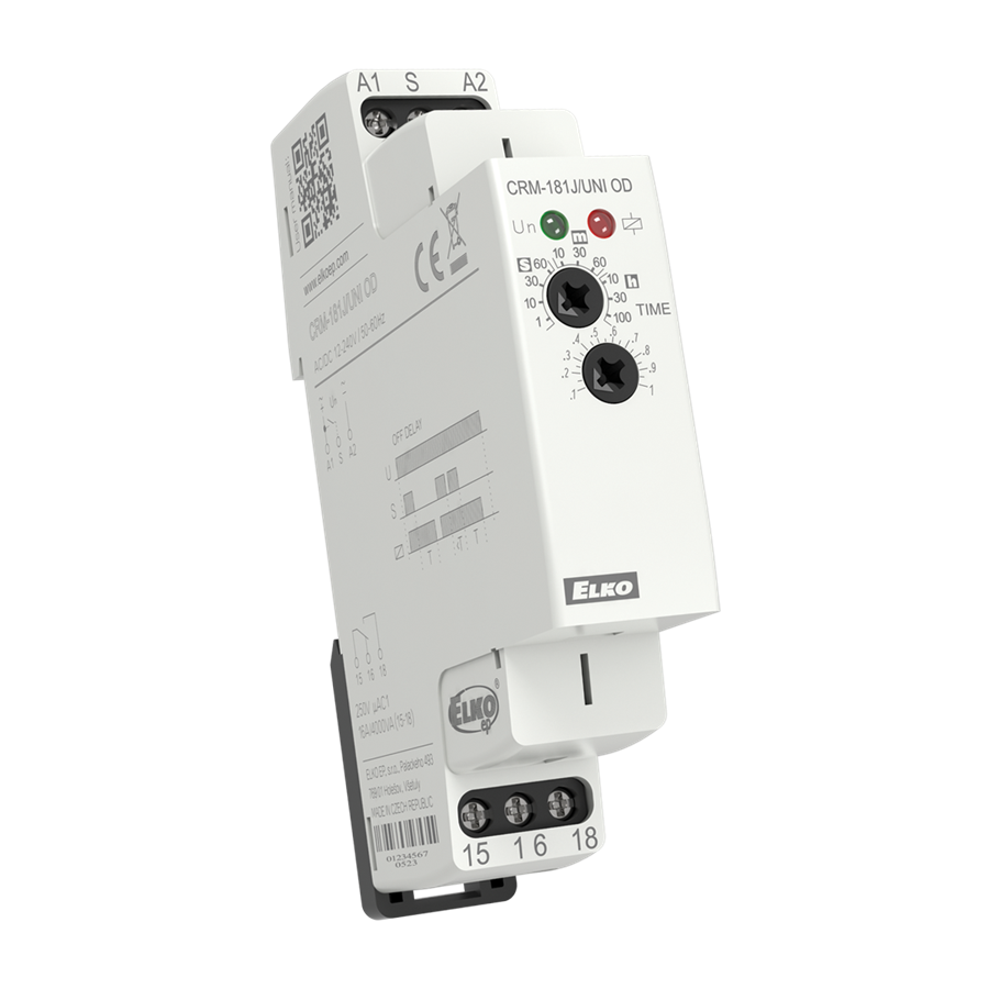Реле часу CRM-181J/UNI AC/DC 12-240V ELKOep