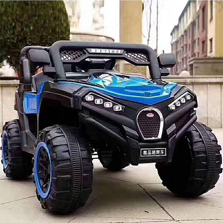Дитячий електромобіль джип Bugatti M 4198EBLR-4 (MP3, SD карта, USB, мотори 4x25W, акум.12V9AH), фото 1