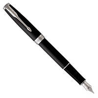 Пір'яна ручка Parker SONNET 17 Matte Black Lacquer CT FP F 84 911