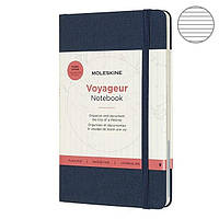 Записная книжка Moleskine Voyageur средняя синяя VN002B39