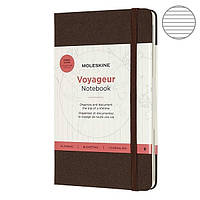 Записная книжка Moleskine Voyageur средняя коричневая VN002P2