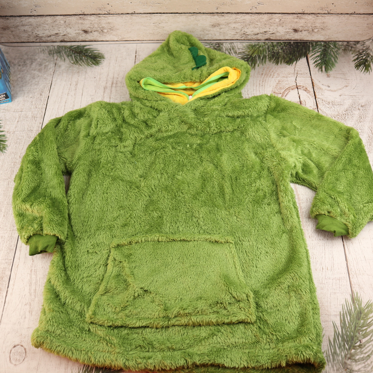 Мягкая игрушка толстовка 2 в 1 Huggle pets, толстовка с капюшоном и рукавам, зеленый (Настоящие фото) - фото 6 - id-p1514724848