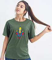 Оливковая футболка Гомер Симпсон , футболка цвет олива Gomer Simpsons s m l xl xxl