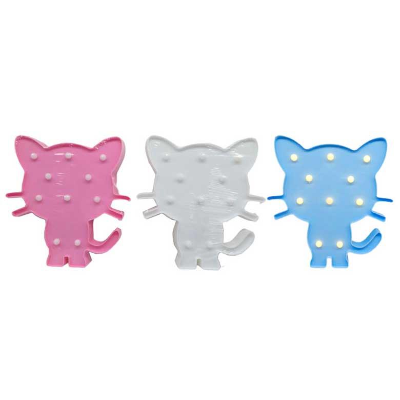 Нічник дитячий на стіну Киця 26*24см (на батарейках) 6713-19, фото 1