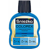 Універсальний пігментний концентрат Sniezka Colorex 52 синій 100 мл (102116), Синій, Синій