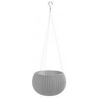 Вазон Keter Cozies S 3,2 л сірий