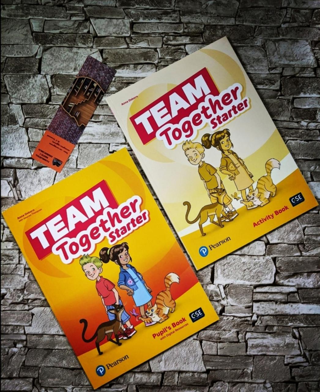 Набір книг "Team Together Starter student's Book & Workbook" Pearson Англійська для дітей