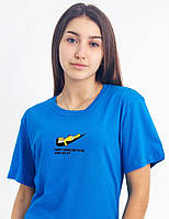 Футболка голубая женская мужская Симпсоны хлопок , дизайнерская футболка гомер симпсон s m l xl xxl M