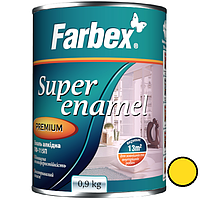 Эмаль алкидная ПФ-115 ТМ Farbex краска 0,9 кг желтый (205303) 205303 Эмаль алкидная ПФ-115 ТМ Farbex краска 0,9 кг желтый (205303)