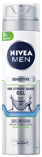 Гель для гоління Nivea "Для 3-денної щетини і чутливої шкіри" (200мл.)
