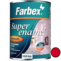 Эмаль алкидная ПФ-115 ТМ Farbex краска 0,9 кг красный (107861) 107861 Эмаль алкидная ПФ-115 ТМ Farbex краска 0,9 кг красный (107861)