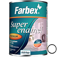 Эмаль алкидная ПФ-115 ТМ Farbex краска глянцевый 0,9 кг белый (107877) 107877 Эмаль алкидная ПФ-115 ТМ Farbex краска глянцевый 0,9 кг белый (107877)