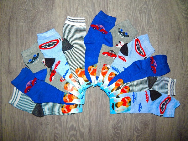 Шкарпетки дитячі демісезонні хлопчикові, (від 1 до 11 років),бель дитяча гіпоалергенна,піжами дитячі