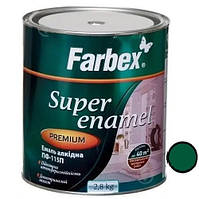 Эмаль алкидная ПФ-115 ТМ Farbex 2,8 кг зелёный (109663) 109663 Эмаль алкидная ПФ-115 ТМ Farbex 2,8 кг зелёный (109663)