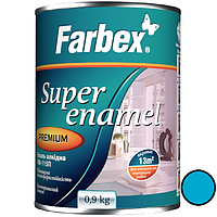 Эмаль алкидная ПФ-115 ТМ Farbex 0,9 кг голубой (109664) 109664 Эмаль алкидная ПФ-115 ТМ Farbex 0,9 кг голубой (109664)