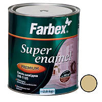 Емаль алкідна фарба бежева ТМ "Farbex 2,8 кг (305949), Бежевий, Бежевий