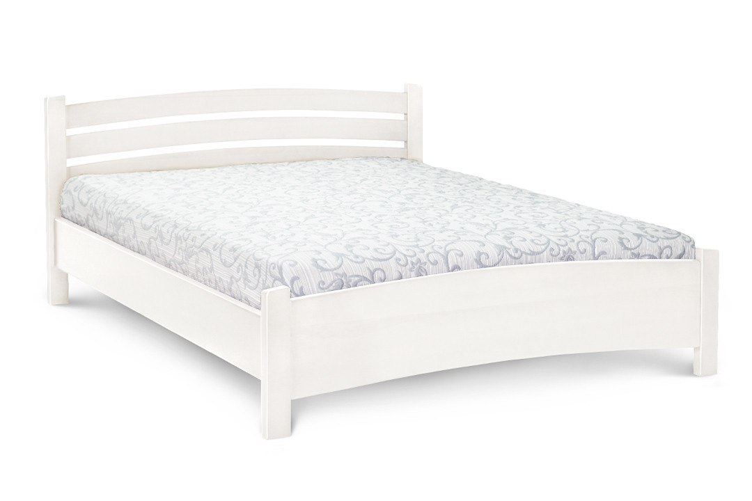 Дерев'яне ліжко МОНІКА (Білий)