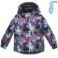 Зимова куртка для дівчинки В.ТЕХ "FEELING" Зріст 104,110,116,122,128,134,140,146 (арт.952-0100821)