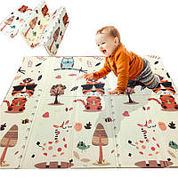 Детский развивающий коврик Folding baby mat 150*180 см / Детский раскладной коврик