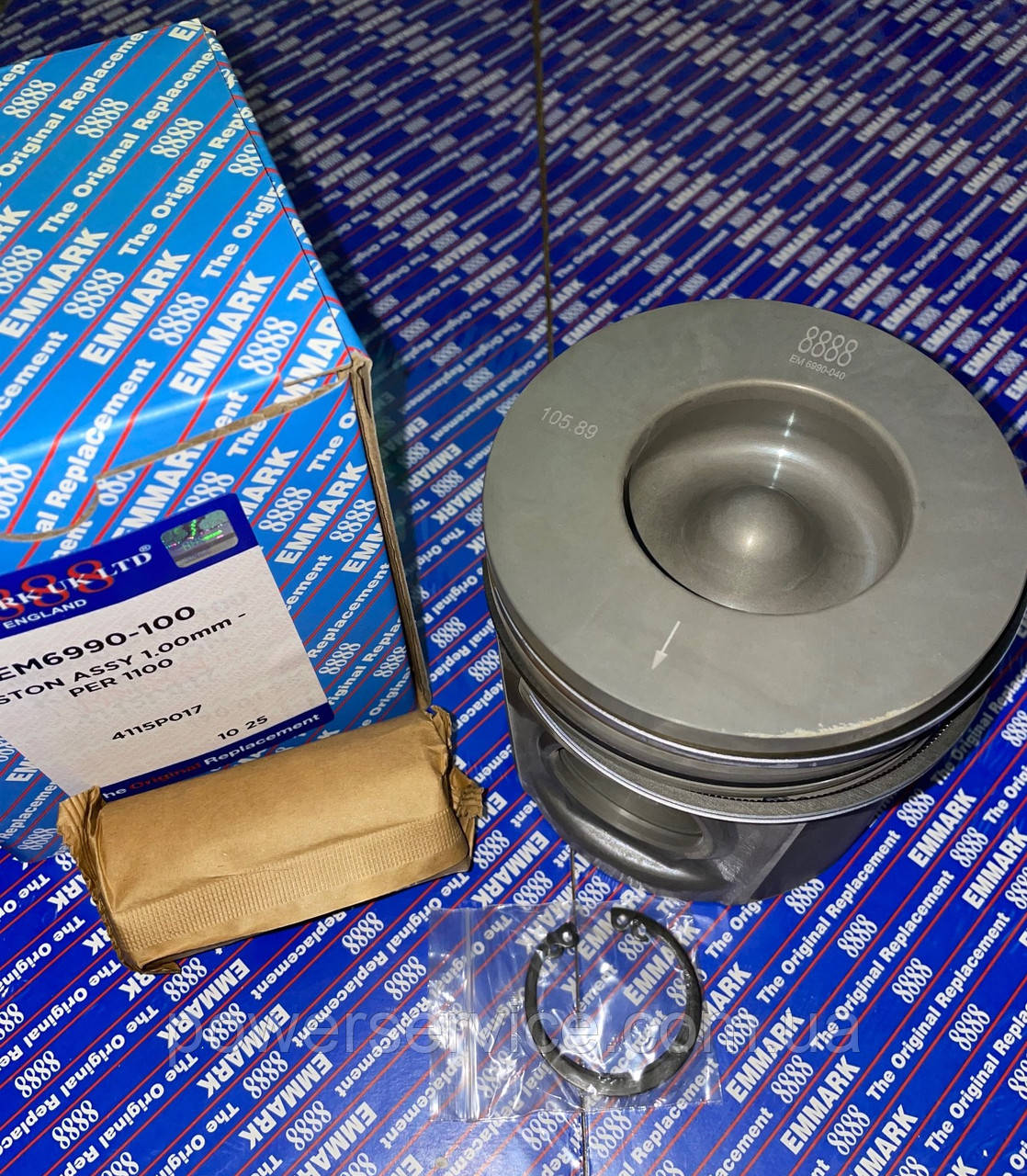 Поршень з кільцями 4115P017,T426388,288-1395,02/203223 Perkins