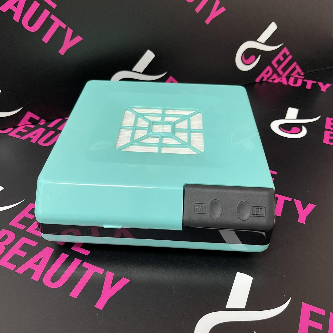 Витяжка (пилосос) з фільтром для манікюру 60 Вт (зелена)