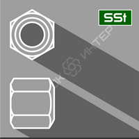 DIN 6330 A2 A4 нержавеющая сталь Гайка шестигранная удлиненная 1.5d ...