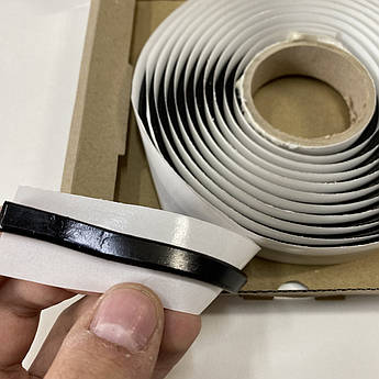 Автомобільний, герметик для фар чорний СТК Butyl Cord, діаметр 6мм, рулон 3.6м (герметизуючий бутиловий шнур)