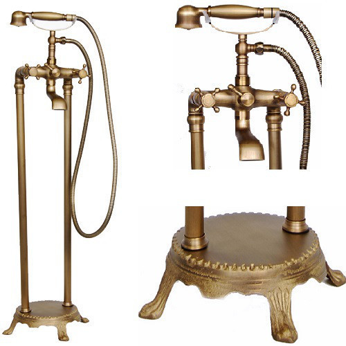 Кран для ванної кімнати змішувач RETRO W-089, фото 1