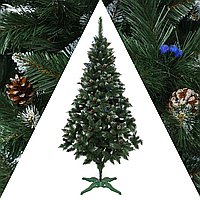 Красива новорічна ялинка 1,50 м з шишками та ягодами