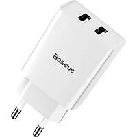 Зарядное устройство, СЗУ Baseus Speed Mini Dual U Charger 10.5W 2 USB