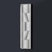 Шафа підвісна відкрита, кам`яна Solid surface 300 * 200 * 1450mm Арт. 18-40-427