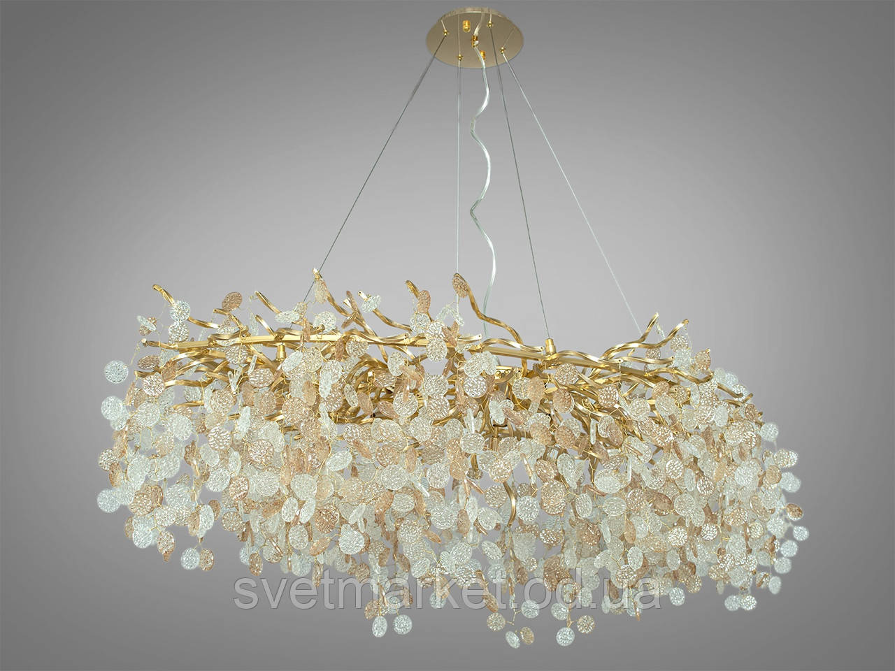 Стильна люстра 628/1200x600G