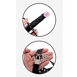 Страпон на обличчя і в рот - 13 *3,5/5*3,5 см - Чорний, фото 8