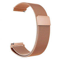 Металлический ремешок Watchbands Milanese Loop для Samsung Galaxy Watch Active Rose Gold