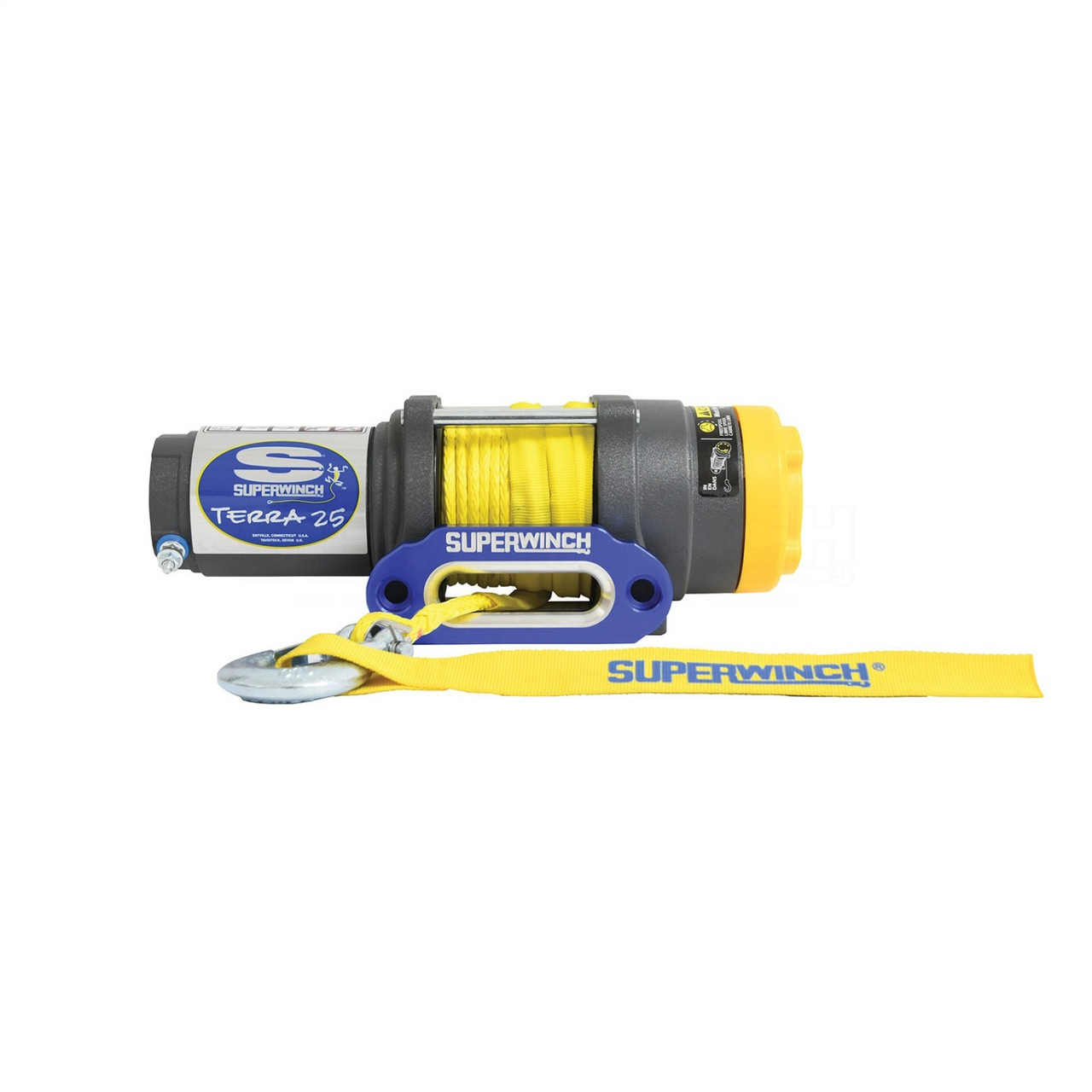 Синтетична канатна лебідка Superwinch Terra 25SR 12V, фото 1